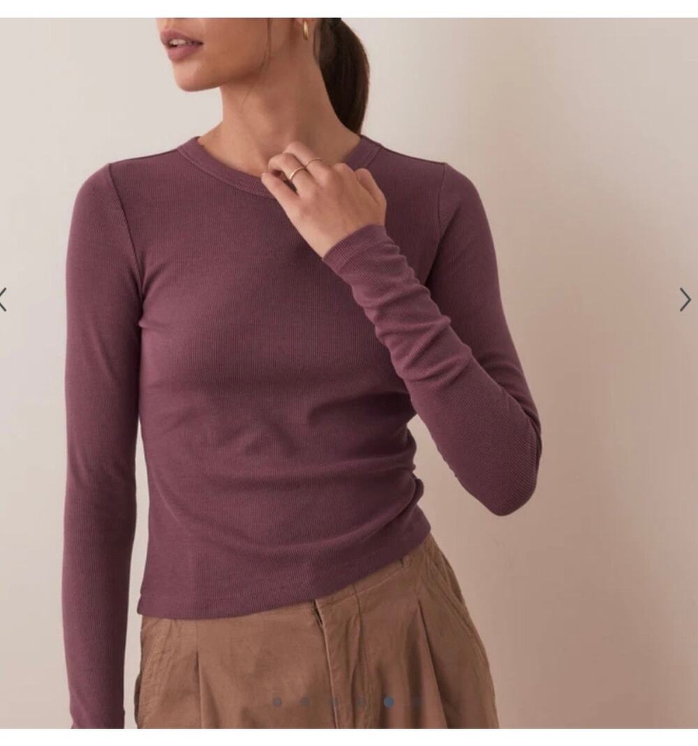 Marine Layer Lexi Rib Sun-In Long Sleeve Crew Tee